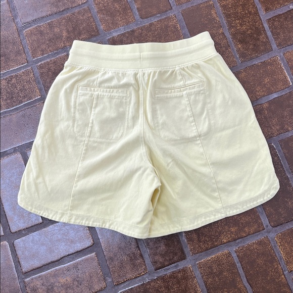 Athleta Yellow High Waisted Farallon Midi Short - Picture 5 of 16